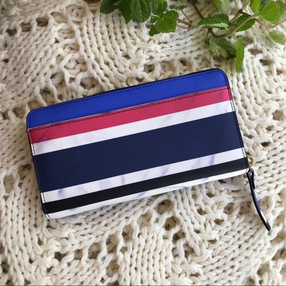 ✨SOLD✨ KATE SPADE striped wallet - Picture 4 of 7
